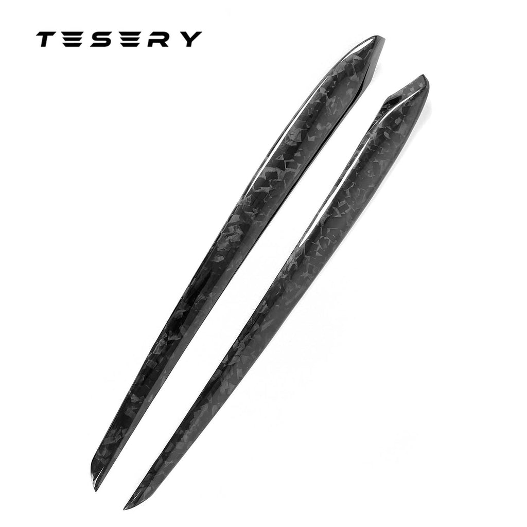 Model 3 / Y Door Panel Trim - Carbon Fiber Interior Mods【2pcs】