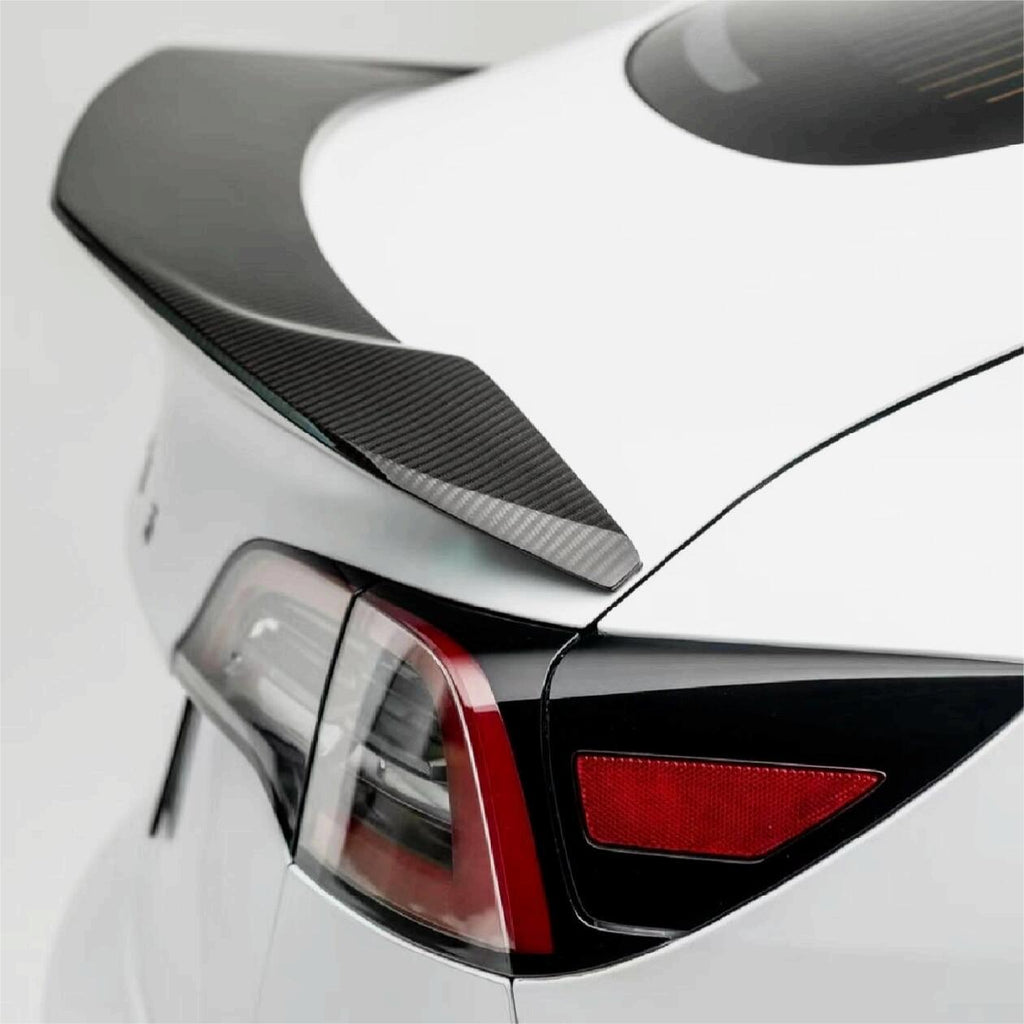 Model Y / 3 Spoiler V-Style - Carbon Fiber Exterior Mods