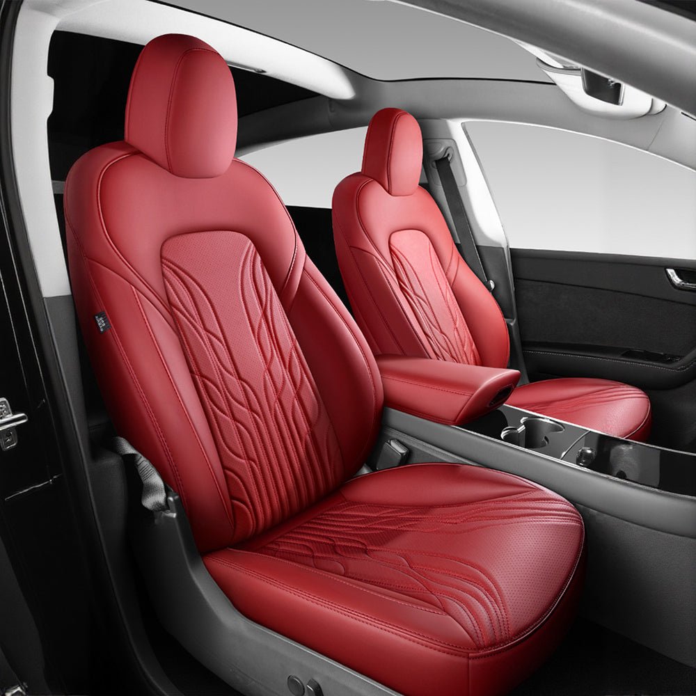 Nappa Leather Seat Covers for Model 3 Highland & Model Y Juniper