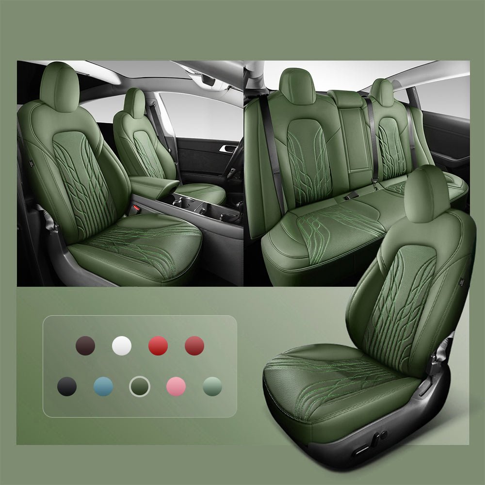 Nappa Leather Seat Covers for Model 3 Highland & Model Y Juniper