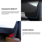 Upgraded OEM Mud Flaps Splash Guards for Model 3 / Model Y