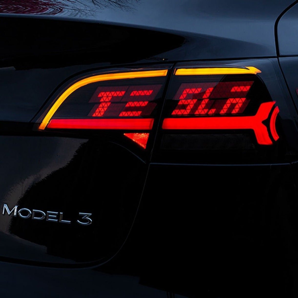 OLED APP-Controlled Tail Light for Model 3/Y