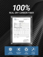 Real Dry Carbon Fiber Dashboard Cover Overlay for Model 3 Highland / Model Y Juniper
