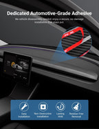 Real Dry Carbon Fiber Dashboard Cover Overlay for Model 3 Highland / Model Y Juniper
