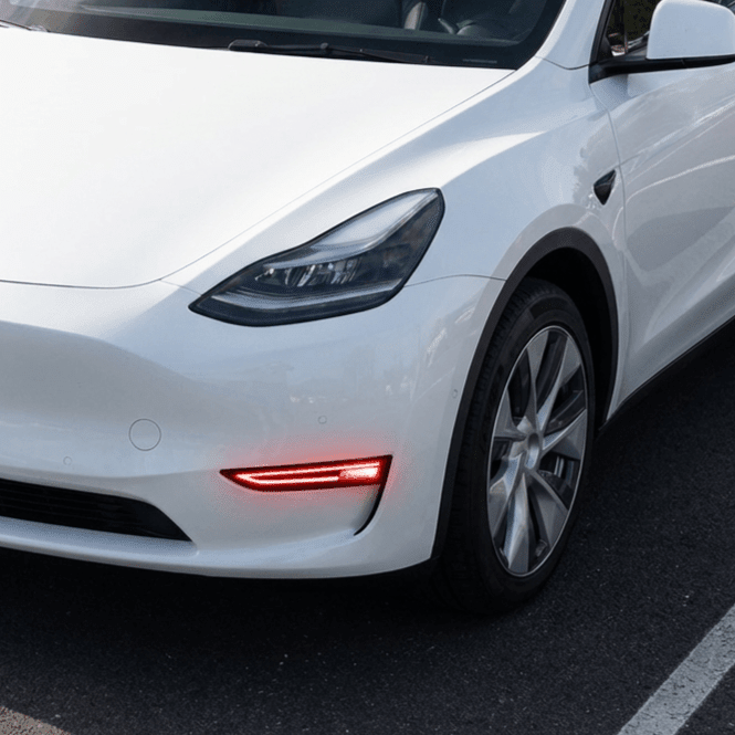 RGB Front Bumper Fog Light Upgrade for Model 3/Y
