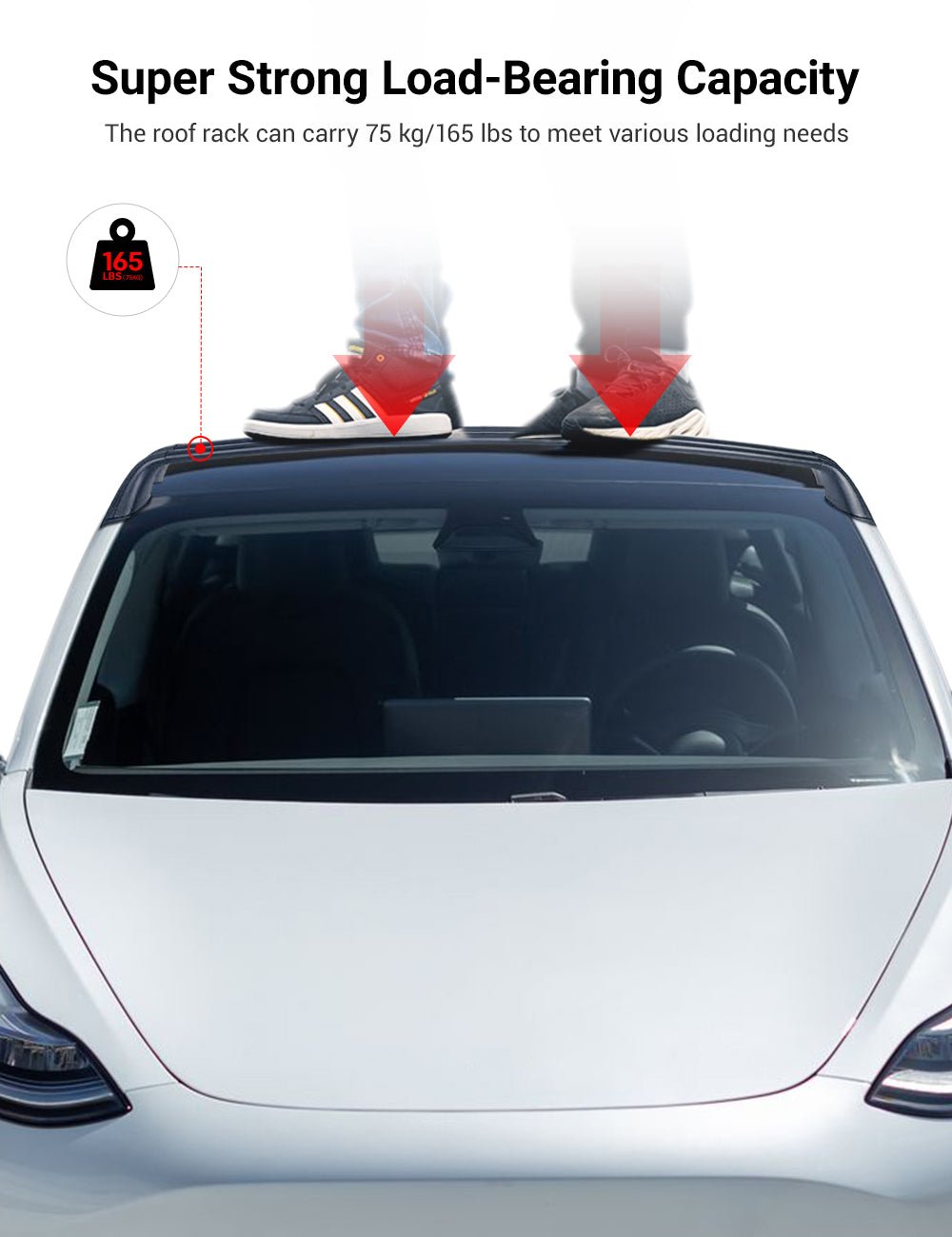 Roof Rack for Tesla Model 3 Highland / Model Y (Set of 2)