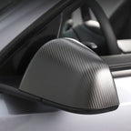 Side Mirror Cover for Model Y / 3 Highland ( OEM Style ) - Dry Carbon Fiber Exterior Mods