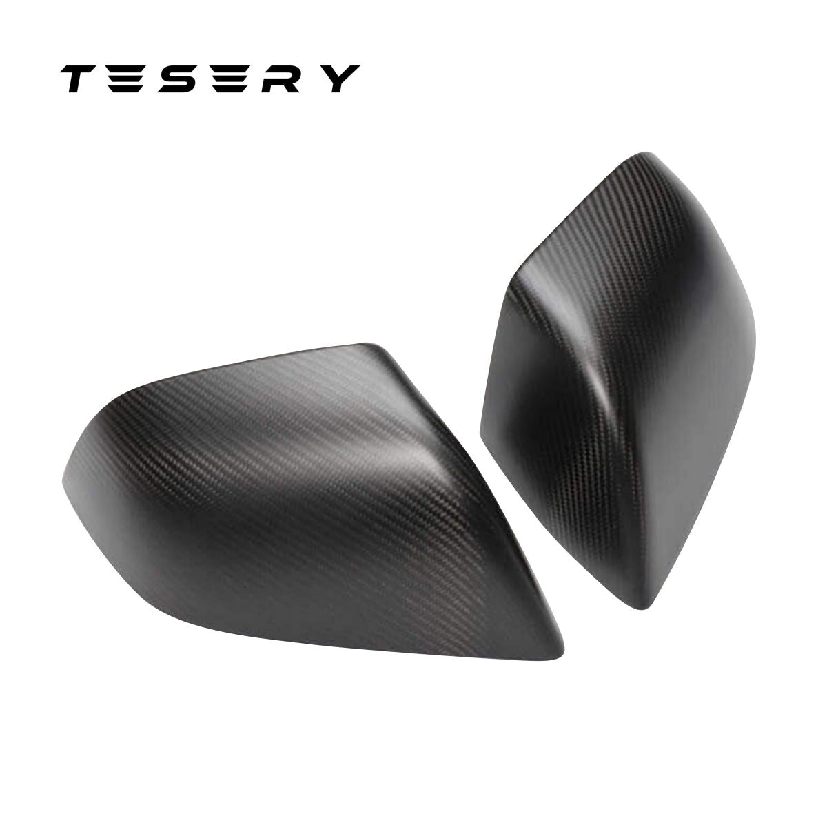 Side Mirror Cover for Model Y / 3 Highland ( OEM Style ) - Dry Carbon Fiber Exterior Mods