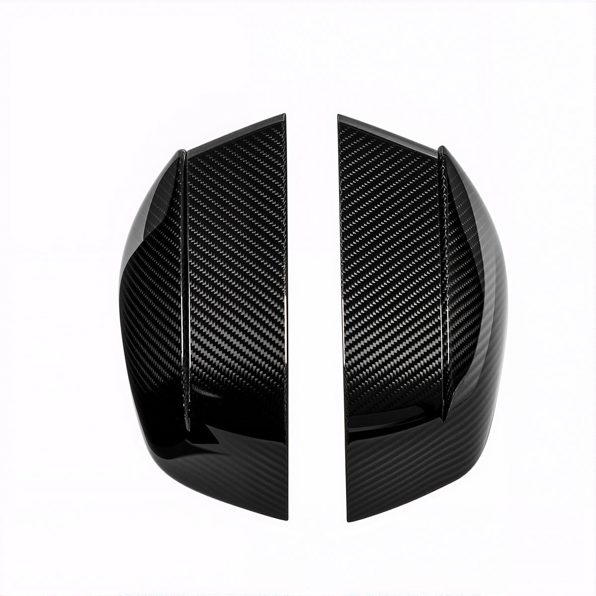 Side Mirror Cover for Model Y Juniper (OEM Style) - Dry Carbon Fiber Exterior Mods