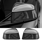 Side Mirror Cover for Model Y Juniper (OEM Style) - Dry Carbon Fiber Exterior Mods