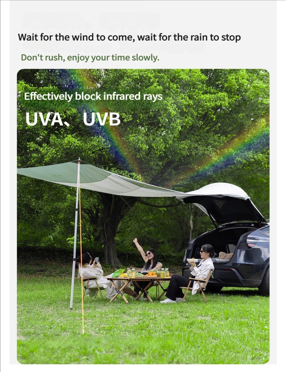 Tailgate Camping Tent for Tesla Model Y Juniper