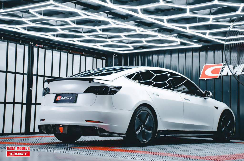 Tesla Model 3 Carbon Fiber Rear Spoiler Ver.3