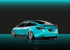 Tesla Model 3 Carbon Fiber Rear Spoiler Ver.3