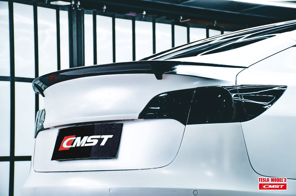 Tesla Model 3 Carbon Fiber Rear Spoiler Ver.3