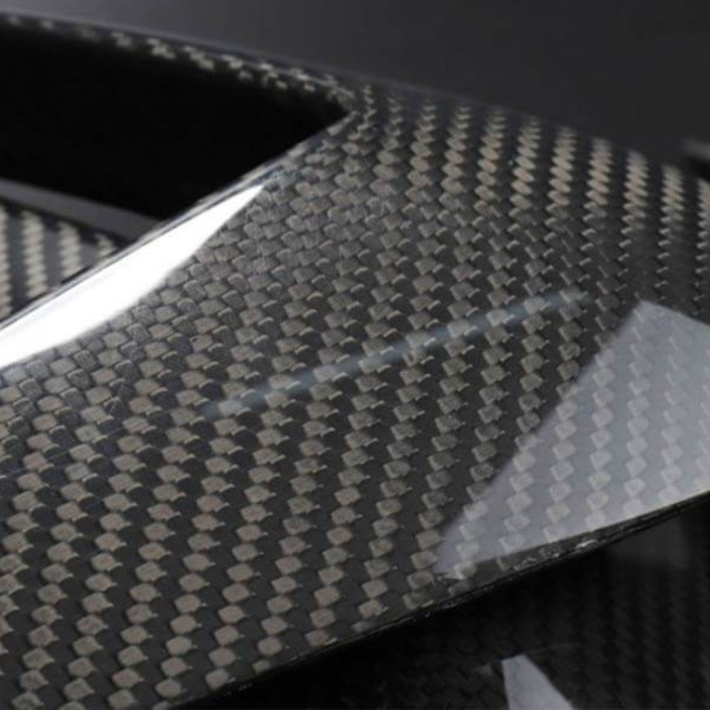 Tesla Model 3 Fog Light Trim - Carbon Fiber Exterior Mods