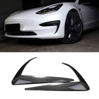 Tesla Model 3 Fog Light Trim - Carbon Fiber Exterior Mods