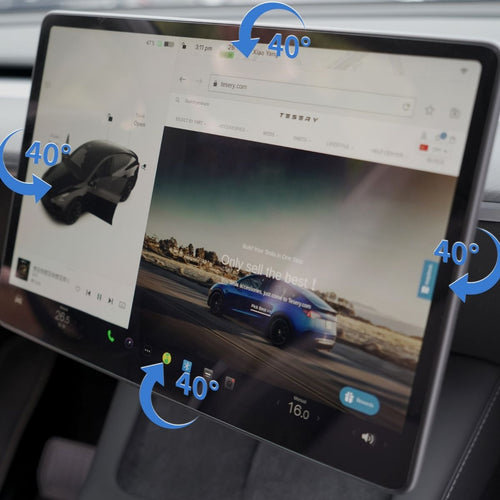 4 Way Adjustable Swivel Screen Mounting Kit For Model Y Juniper / Model 3 Highland - Upgrade Version |