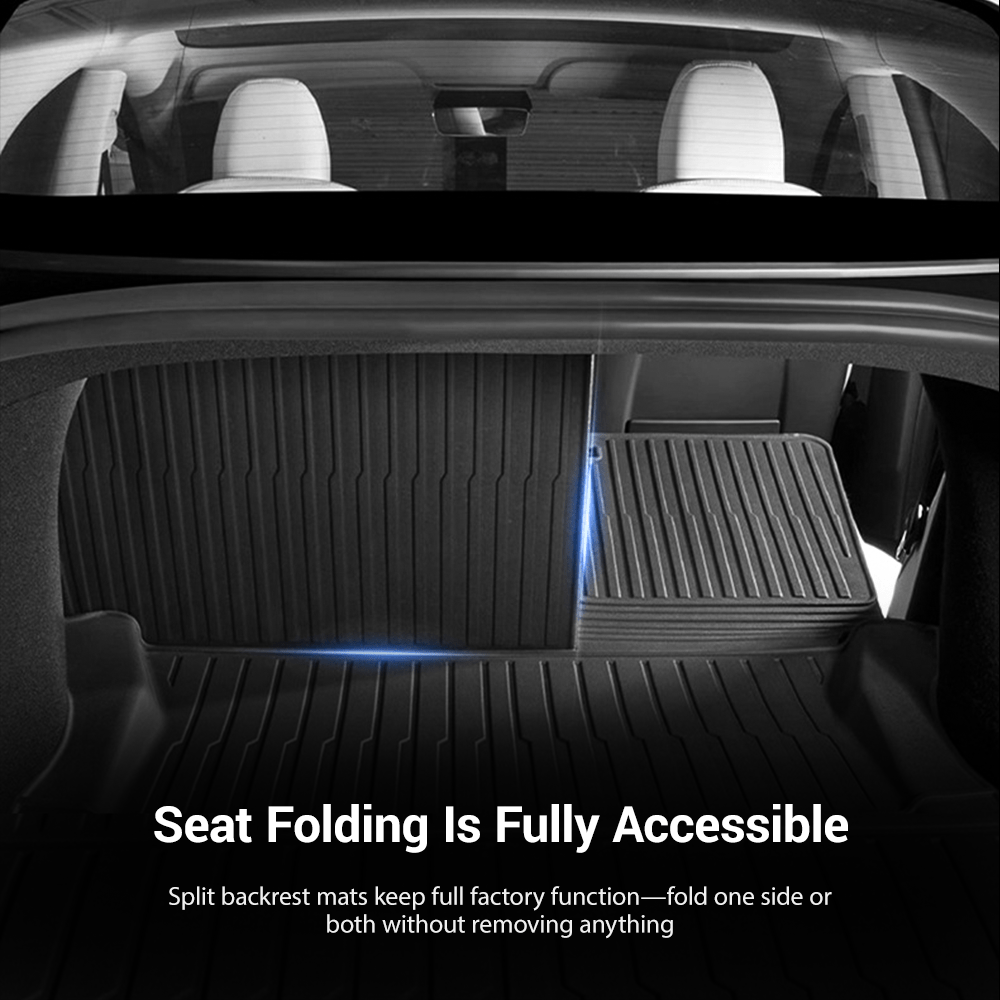 Trunk Mat With Backrest Mat for Model 3 Highland