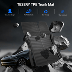 Trunk Mat With Backrest Mat for Model 3 Highland