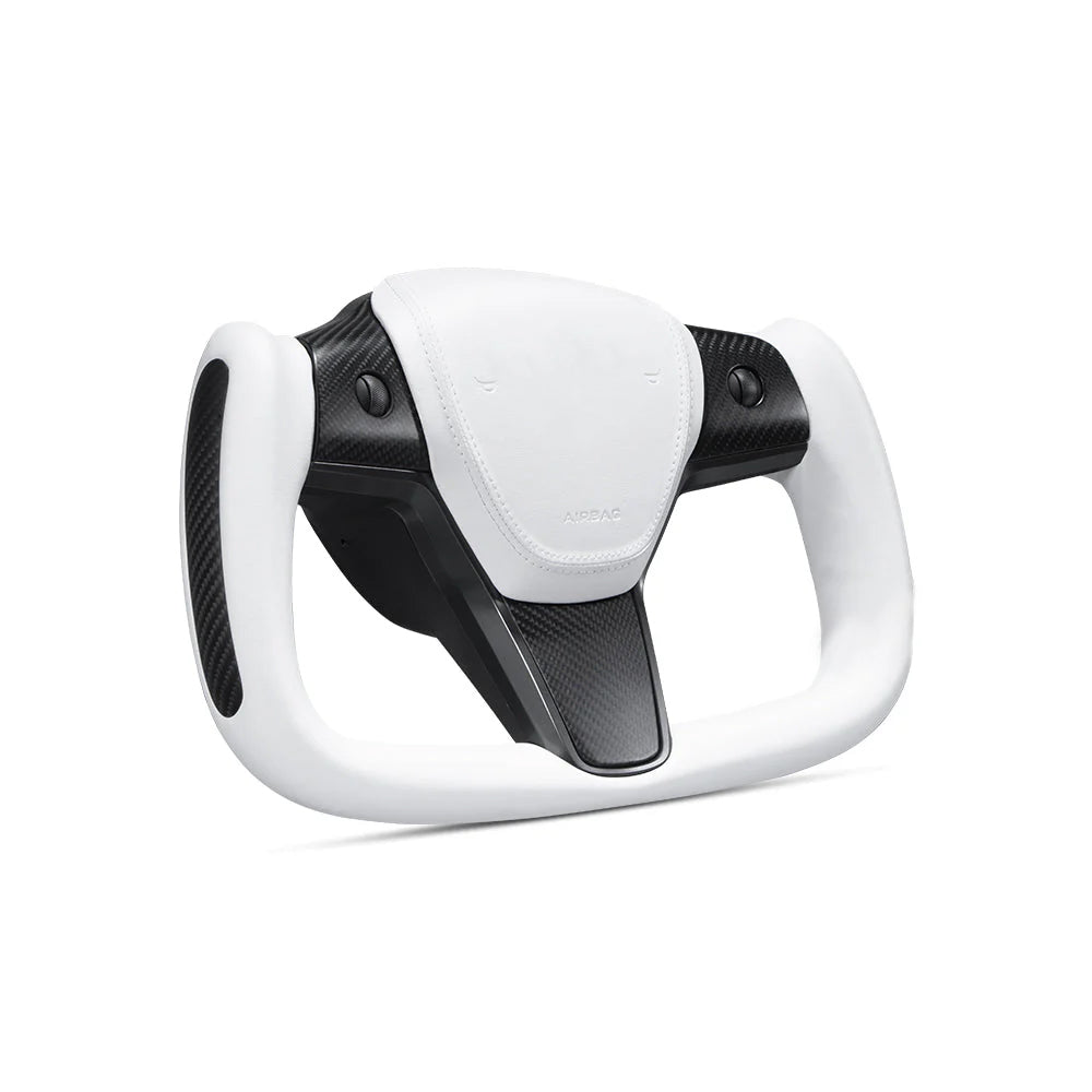 Yoke Carbon Fiber Steering Wheel for Model 3 / Y【Style 37】