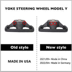 Yoke Carbon Fiber Steering Wheel for Model 3 / Y【Style 37】