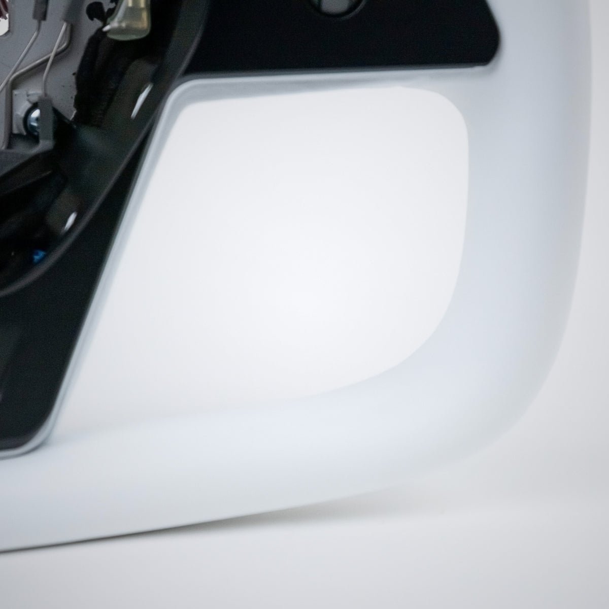 Yoke Plaid Steering Wheel for Tesla Model 3 / Y【White Leather】