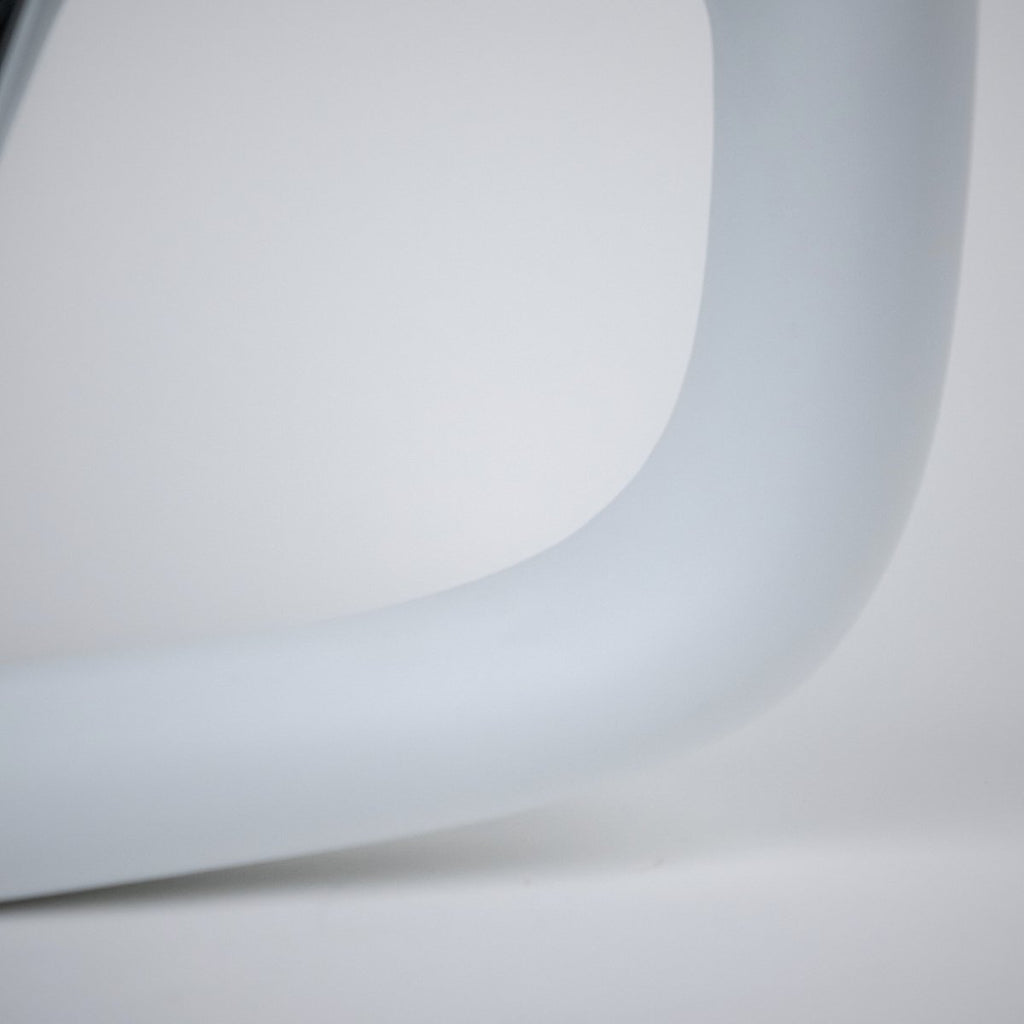 Yoke Plaid Steering Wheel for Tesla Model 3 / Y【White Leather】