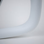 Yoke Plaid Steering Wheel for Tesla Model 3 / Y【White Leather】