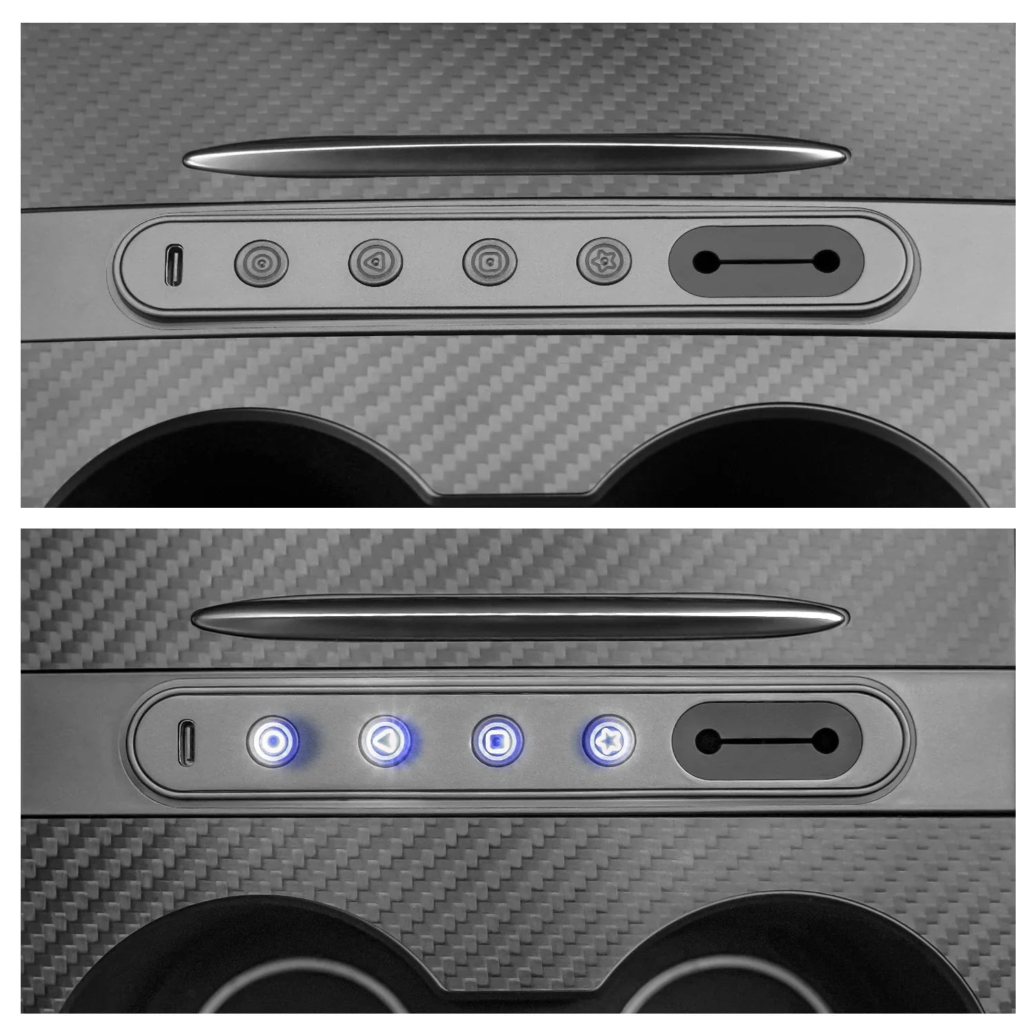 Physical Shortcut Buttons Console for Model 3/Y