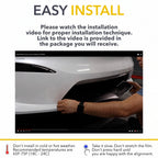 Front Lower Lip Wrap | Carbon Fiber Chin Spoiler Decal for Tesla Model S 2021-2026