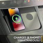 MagSafe Compatible Dual Wireless Charger | 2021-2023 Tesla Model 3 and 2021-2025 Tesla Model Y