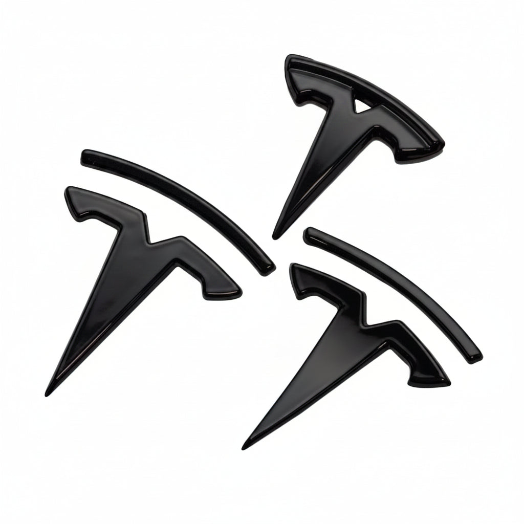 Tesla Logo "T" Emblem for Model 3 / Y (Set of 3)