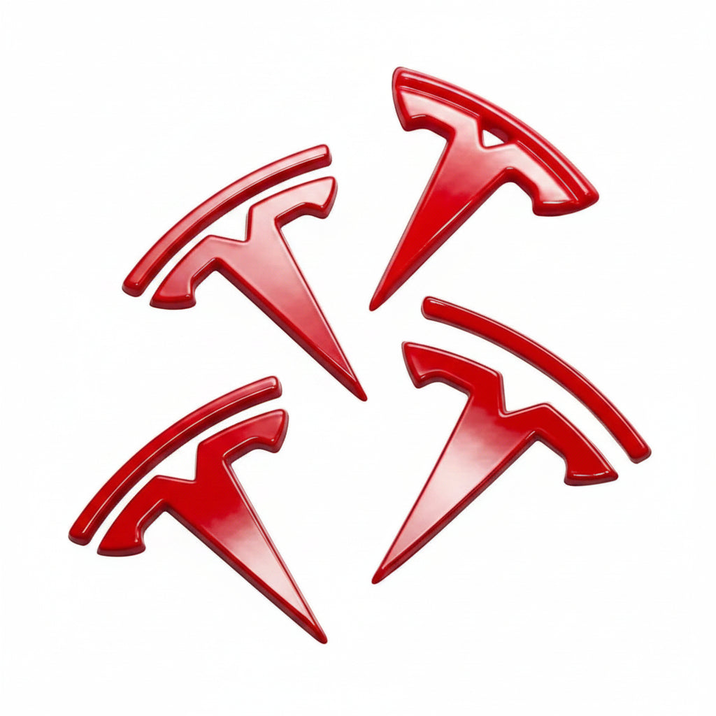 Tesla Logo "T" Emblem for Model 3 / Y (Set of 3)