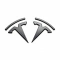 Tesla Logo "T" Emblem for Model 3 / Y (Set of 3)