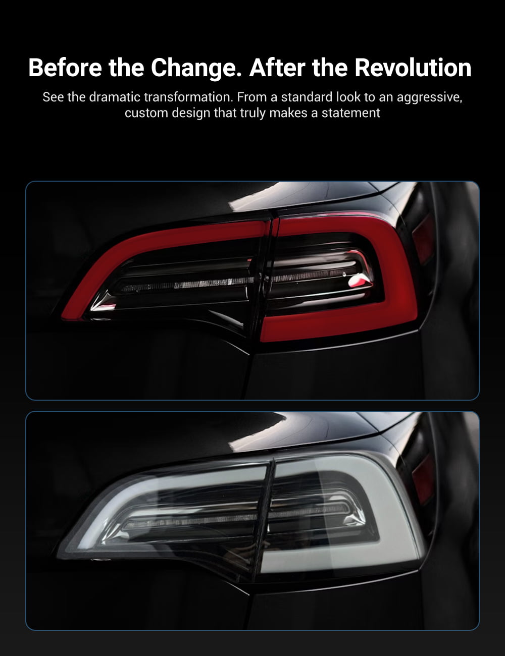 Model 3/Y Venom Style Tail Lights丨Stylish Upgrade |