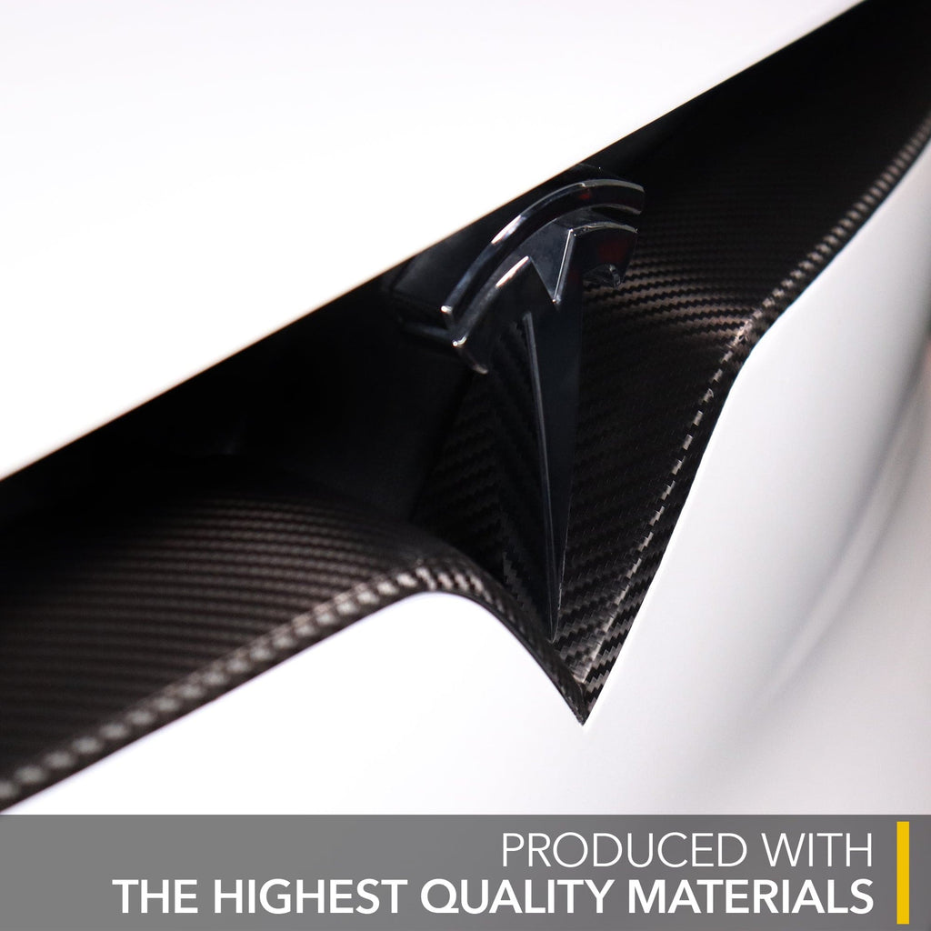 Front Upper Lip Wrap | Underhood Apron Trim Cover for Tesla Model S 2021-2025