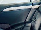 Interior Vinyl Wrap Kit | Plaid Style Black Carbon Fiber for Tesla Model S 2021-2026