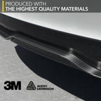 Rear Diffuser Lip Wrap | Carbon Fiber Decal for Tesla Model S 2021-2026