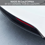 Rear Diffuser Lip Wrap | Carbon Fiber Decal for Tesla Model S 2021-2026
