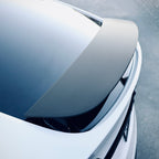 Carbon Fiber Spoiler Wrap | Tesla Model X 2016-2026 including Plaid & Long Range