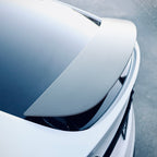 Carbon Fiber Spoiler Wrap | Tesla Model X 2016-2026 including Plaid & Long Range