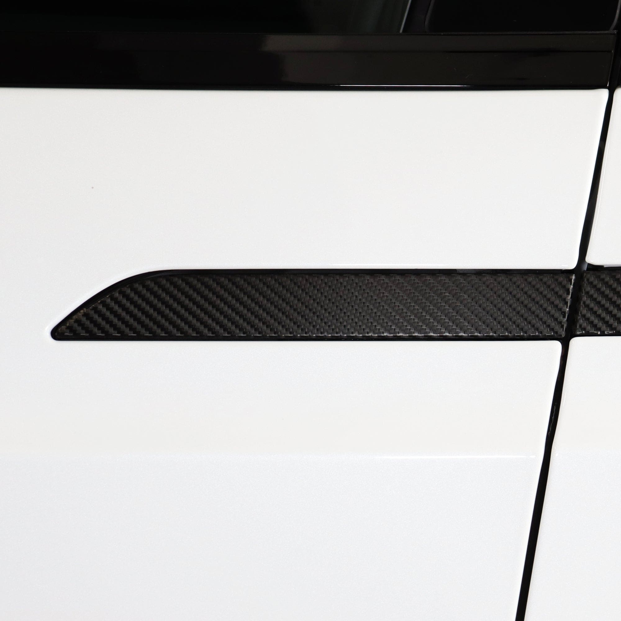 Door Handles Vinyl Wrap Covers | Carbon Fiber for Tesla Model X