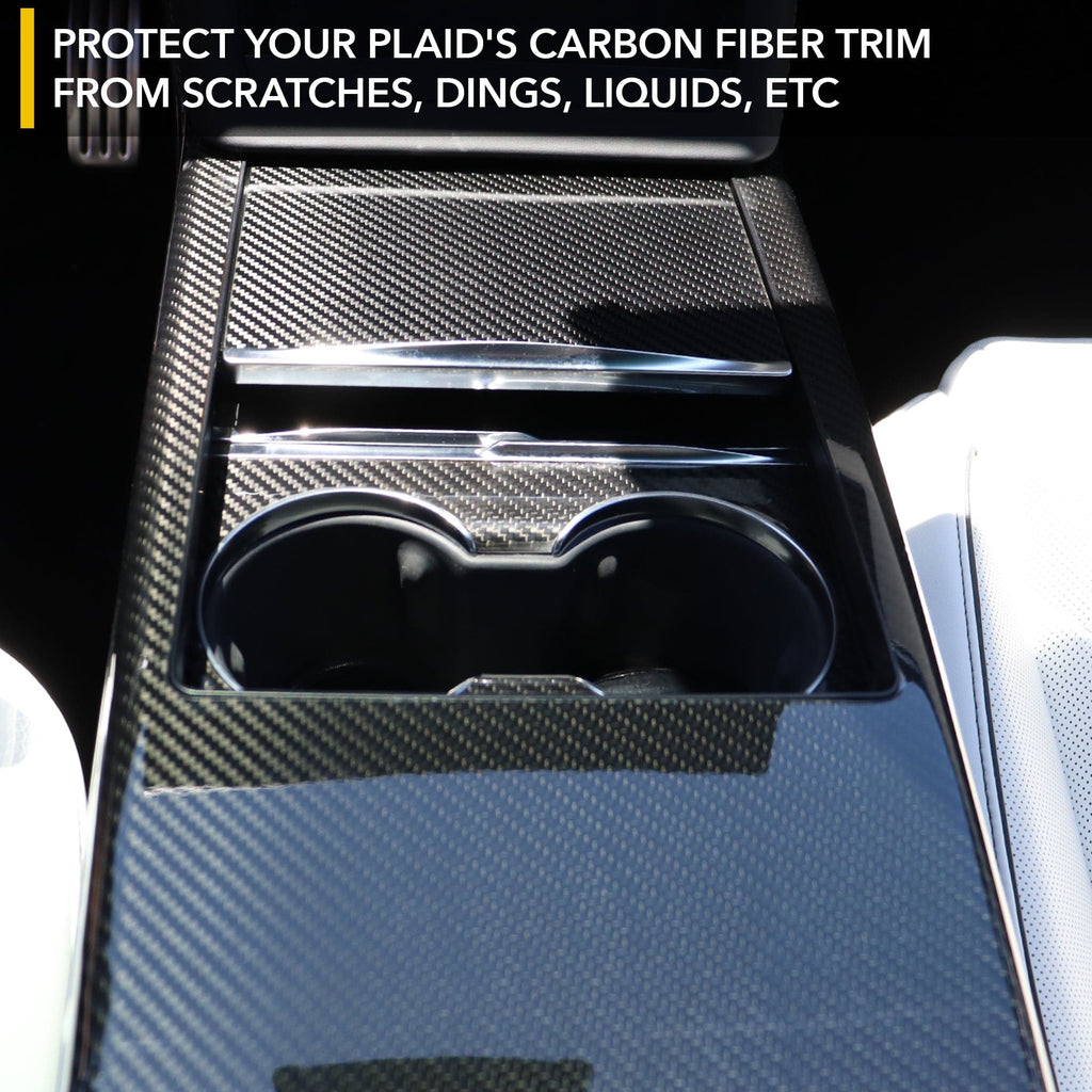 Interior PPF Kit | Tesla Model X Plaid 2021-2026 Refresh - Paint Protection Film Wrap for All Carbon Fiber Trims