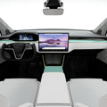 Interior PPF Kit | Tesla Model X Plaid 2021-2026 Refresh - Paint Protection Film Wrap for All Carbon Fiber Trims