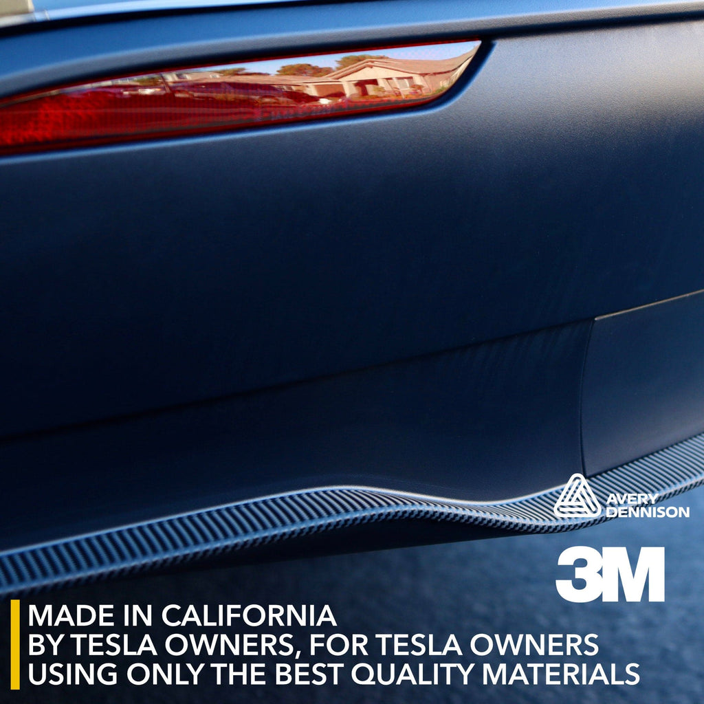 Diffuser Lip Wrap | Carbon Fiber Decal for 2019-2025 Tesla Model Y