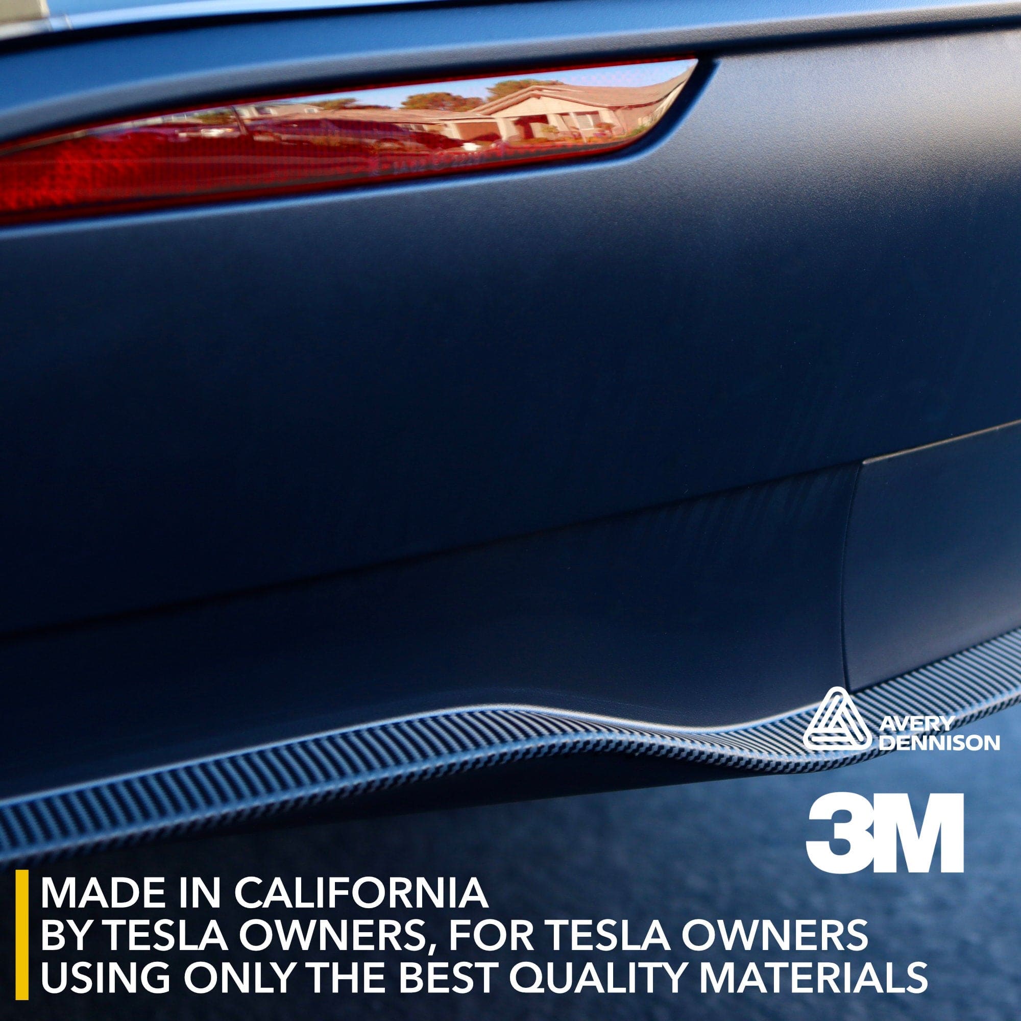 Diffuser Lip Wrap | Carbon Fiber Decal for 2019-2025 Tesla Model Y