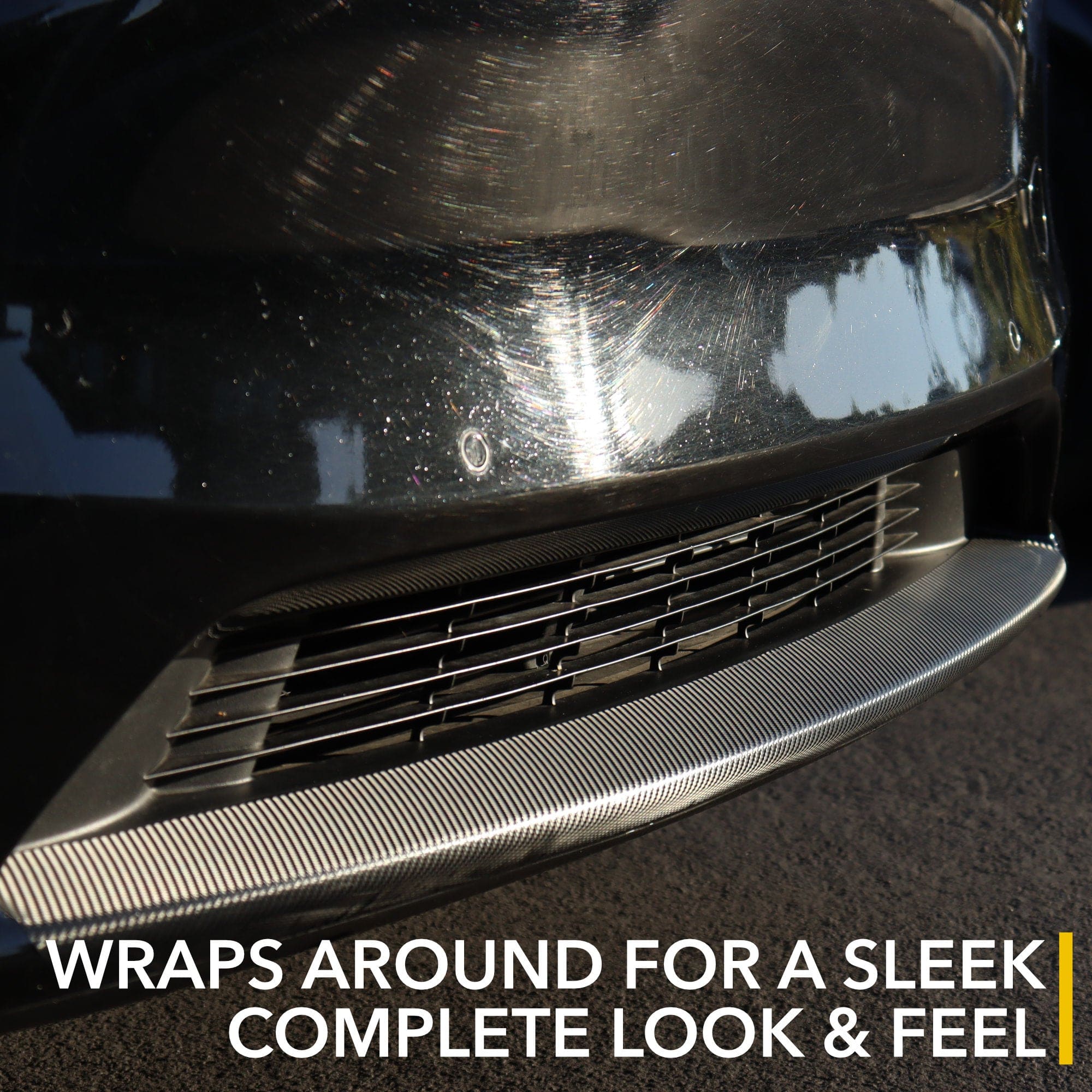 Front Lip Wrap | Carbon Fiber Decal for 2019-2025 Tesla Model Y