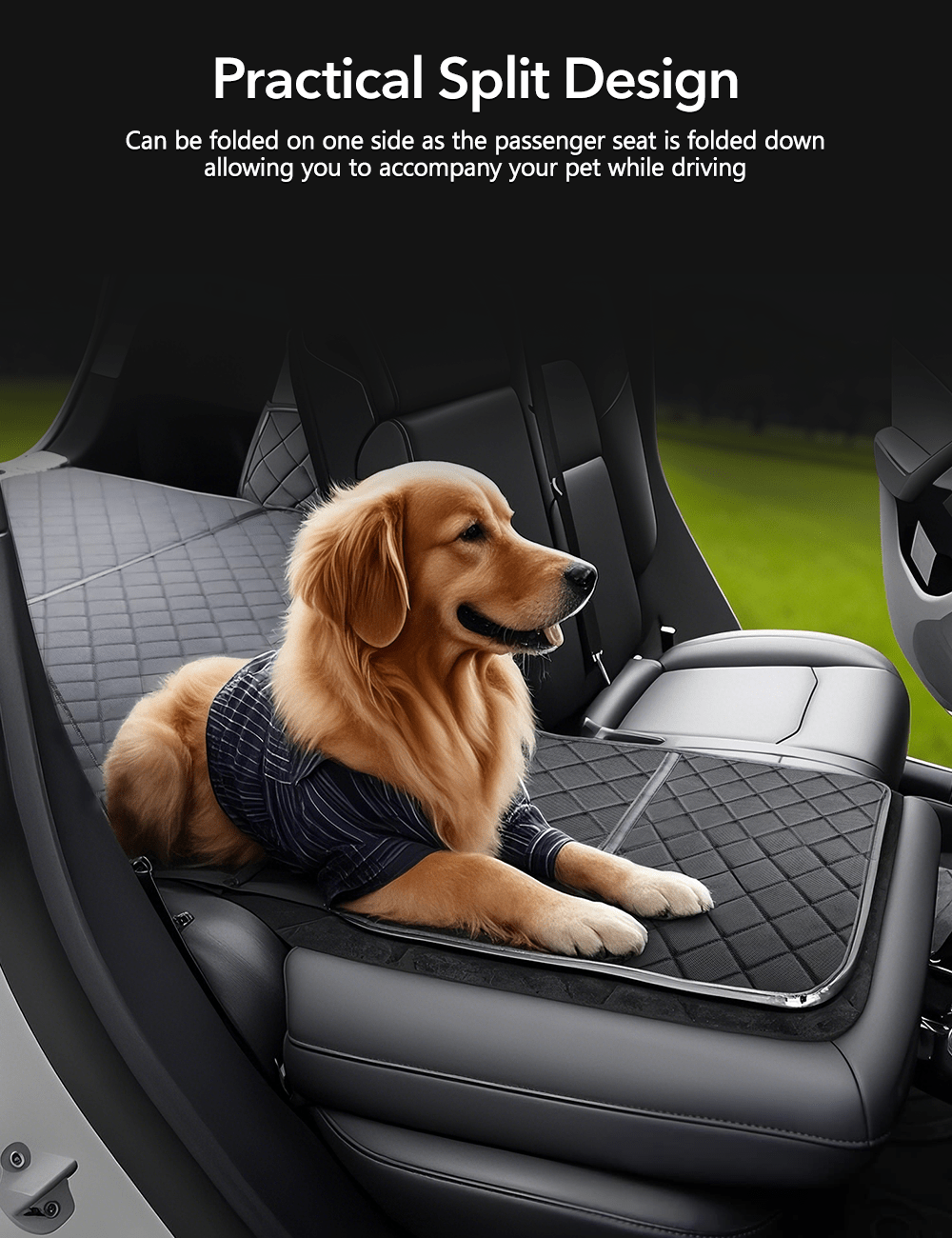 Trunk Mat Waterproof Car Dog Cover for Model Y |