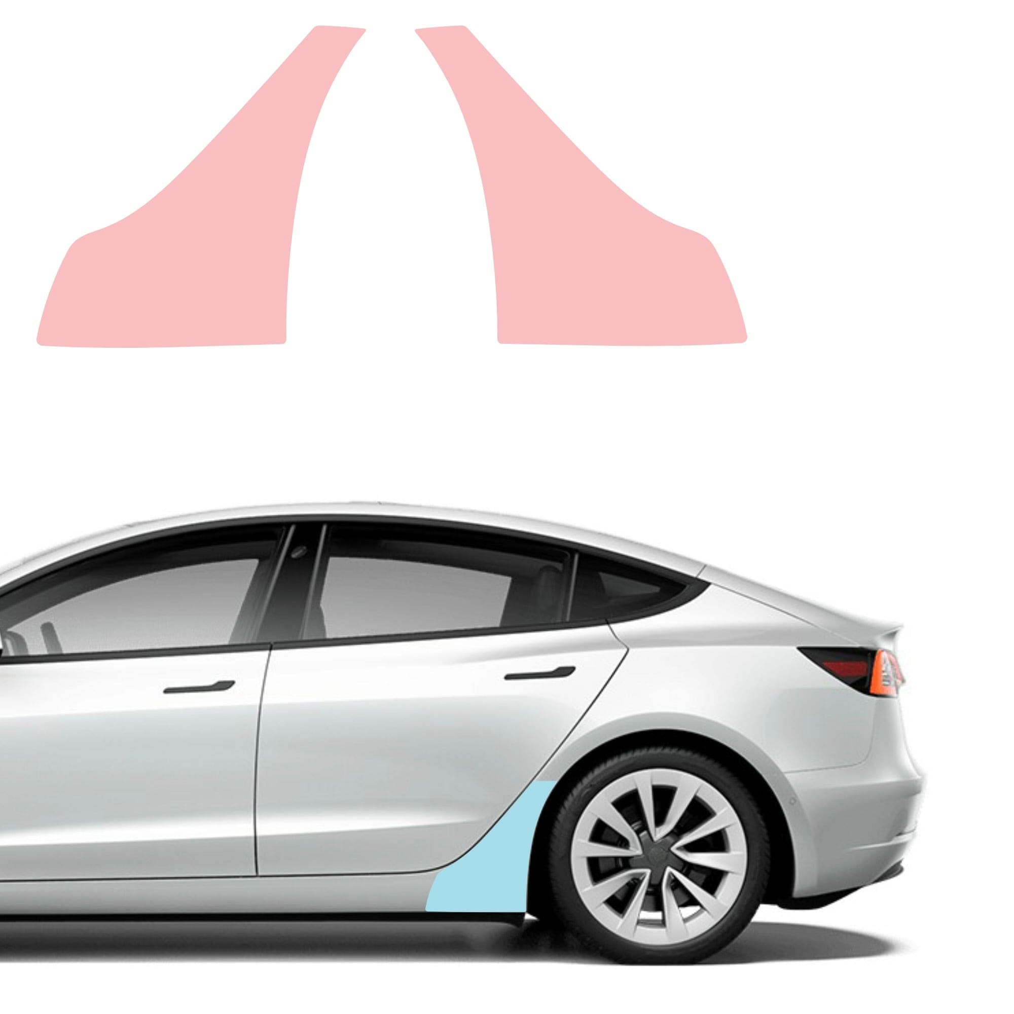 Fenders PPF | Paint Protection Film for Tesla Model 3 2017-2026