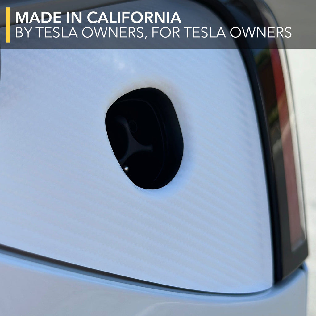 Charge Port Carbon Fiber Wrap | Tesla Model 3 Highland & Model Y Juniper